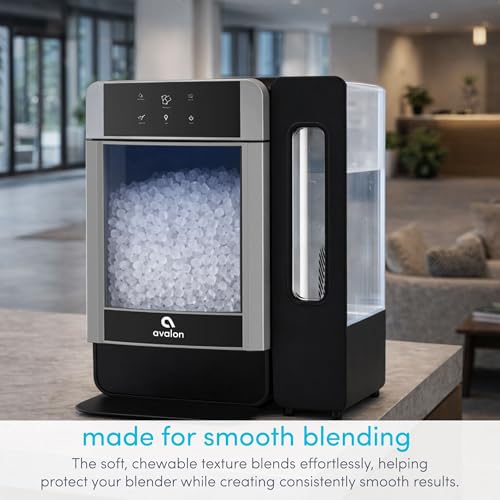 image for Avalon Nugget Ice Maker Chewable Ice 38 lbs Per Day, One Click Operati