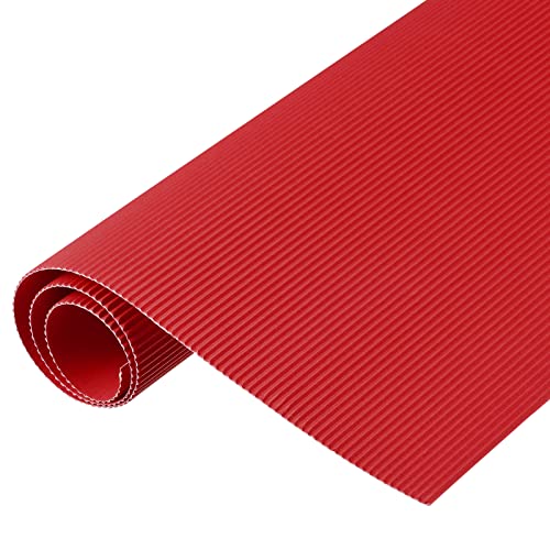 Papier ondulé rouge rigide MECCANIXITY pour éviter carton mou