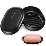 Soap Holder, Travel Soap Container, Portable Soap Dish with Lid, Leakproof Soap Dishes for Bar Soap