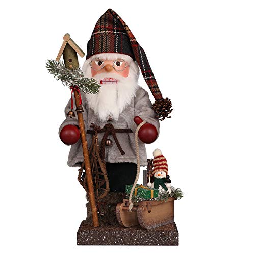 German Christmas Nutcracker Santa Claus with sleigh, limited - 46,0cm / 18.1inch - Christian Ulbricht