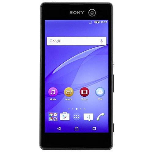 Sony Xperia M5 Smartphone débloqué 4G (Ecran : 5 pouces - 16 Go - Android 5.0 Lollipop) Noir (import Allemagne)