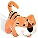 Animali di Tigre di Peluche per 2022 anno di tigre Ornamento di Mascotte Cinese di Nuovo Anno Buona Fortuna Giocattolo di Peluche Cuscino a Tigre per Bambini Regalo Casa Ufficio (Arancio)