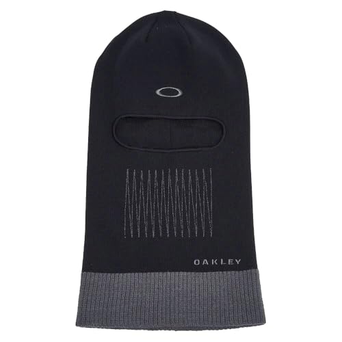 Oakley Y2 K 3-in-1 Blackout Balaclava Beanie, 100% Nylon, Eyewear Compatible, Thermal Insulation, Black (FOS901352-02E-U)