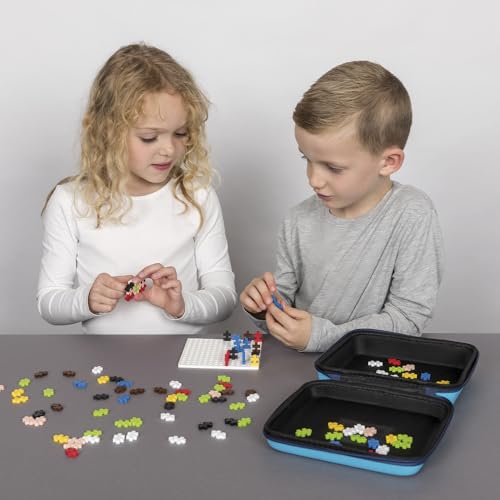 Plus-Plus 9607012 - Set Di Mattoncini Da Costruzione, 100 Pezzi, Colore: Blu - 8