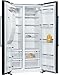 Bosch KAD93ABEP Serie 6 Amerikanischer Side-by-Side Kühlschrank, 178,7 x 90,8 cm, 371 L Kühlen & 191 L Gefrieren, Eis- und Wasserspender mit Wasseranschluss,No Frost, XXL-Fassungsvermögen
