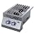 Napoleon Built-In Component - BIB12RTPSS - Dual Drop-In Range Style Burner, BBQ Grill, Marine Grade Stainless Steel, Propane Gas, 12-inch Burner, JETFIRE™ Ignition, Easy To Light, Ergonomic Knob