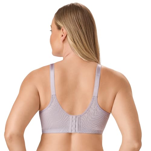 Image of Bali Women's Wireless Bra for Women - Double Support - Lace Full Coverage Bra - Stay-in-Place Straps - Spa Closure
