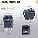 Twidec/2Pcs Rocker Switch 4 Pins 2 Position ON/Off AC 10A/125V 6A/250V DPST Car Boat Black KCD4 Rocker Switch Toggle KCD2-201