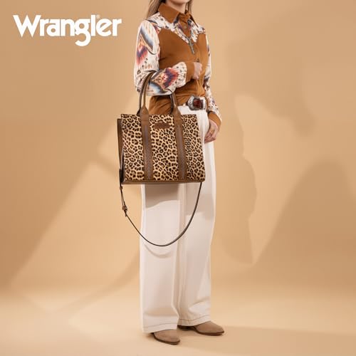 Image of Montana West x Wrangler Tote Bags Purses for Women Work Top-Handle Handbags with Strap