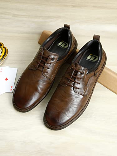 Image of ID Lace-Up Dual Shade Casual Shoes for Men