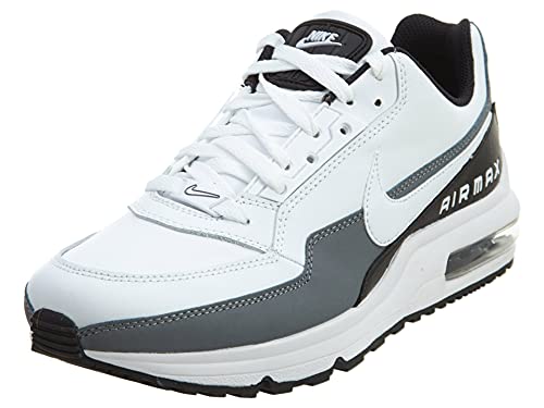 Nike Men's Air Max LTD 3 Shoes Sneaker, White/White-Black-Cool Grey, 10