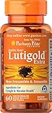Puritan's Pride Healthy Eyes Lutigold Extra - 60 Soft Gels - Lutein with Meso-zeaxanthin and Zeaxanthin