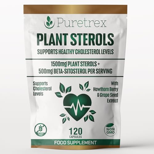 PURETREX Plant Sterols 2000MG Complex, 120 Capsules