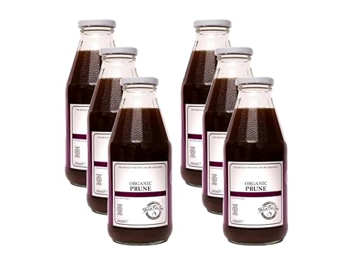 Vita Core | Organic Prune Juice – 100% Organic, High in Dietary Fibre & Antioxidants, Natural Source of Energy | 500ml (Pack of 6)