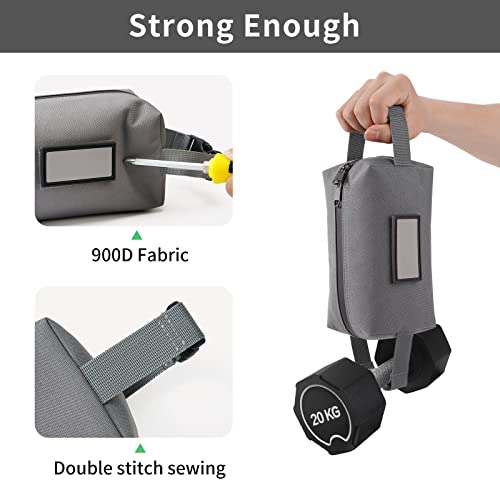 4-Pack Ammo Bag, Casluhim Loose Ammo Pouch With Snap Handle & Id Patches, Ideal For Ammo Storage With Ammo Can And Box, Fit Into Or Hung On Range Bag, Rifle Bag, Earth Tan #TOP6