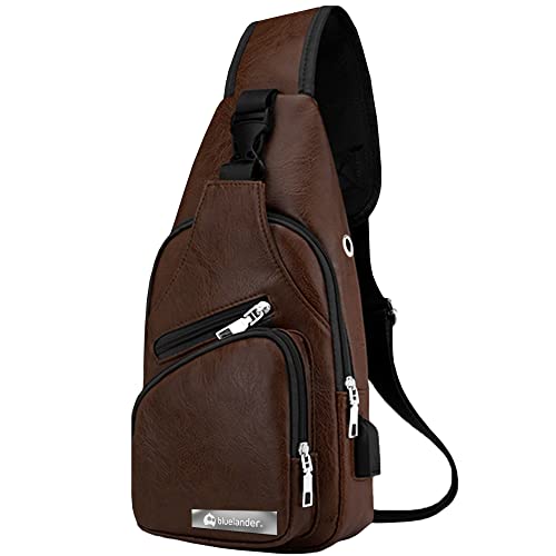 Consejos y comparativas para Comprar Llaves para puerta de seguridad que puedes comprar esta semana. 37 Bluelander Mochila Cruzada Bolso de Pecho para Hombre Puerto USB para Power Bank, Cuero Sintético Impermeable Ligero y Seguro, Bandolera con Compartimentos para Tablets y Celular...