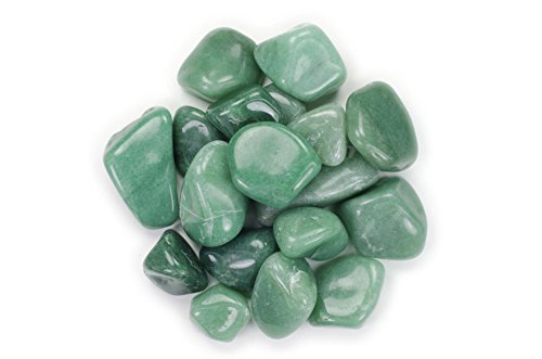 Hypnotic Gems Materials: 1/2 lb Green Aventurine Tumbled Stones AA Grade from Brazil - Bulk Natural Polished Gemstone Supplies for Wicca, Reiki, and Energy Crystal Healing *Wholesale Lot*