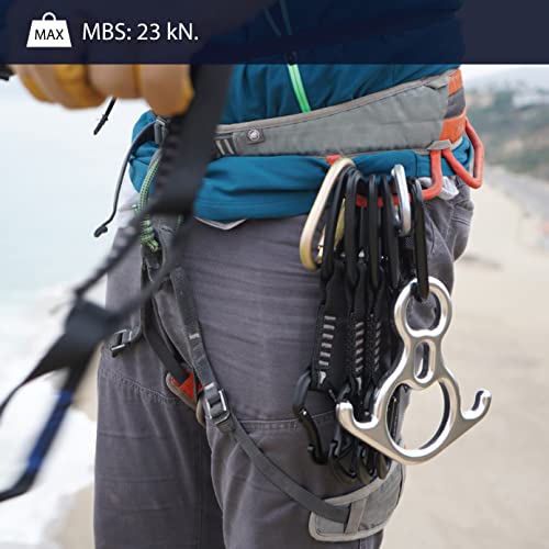 Fusion Climb/ Ace Supreme Ii Aluminum Oval-Shape Carabiner, Black (Fp-9318-3-Stk-Blk) #TOP4