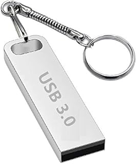 1TB USB Silver4 2.0/3.0 USBメモリ フラッシュドライブ,2.0/ 3.0 USBメモリ/フラッシュドライブ, 金属製 キャップレス シルバー 耐衝撃 防滴 防塵キーチェーン付きUSBメモリ (1TB)
