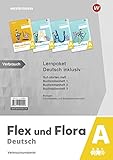 Flex und Flora - Deutsch inklusiv Ausgabe 2021: Paket A: Ausgabe 2021 - Gut-starten-Hrft / Buchstabenheft 1 / Buchstabenheft 2 / Buchstabenheft 3 / Beilagen