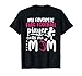 Proud Flag Football Mom Of A Flag Football Player Mother T-Shirt