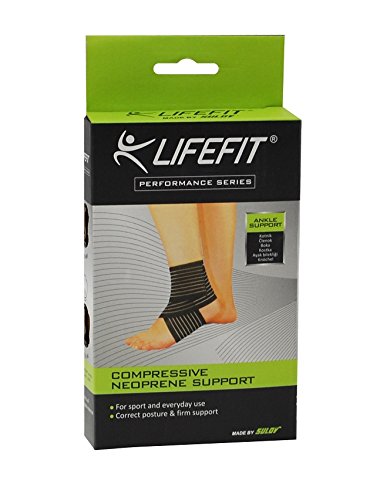 Sport Team Unisex's Lifefit Support Ankle Compression, Multi-Colour, One Size