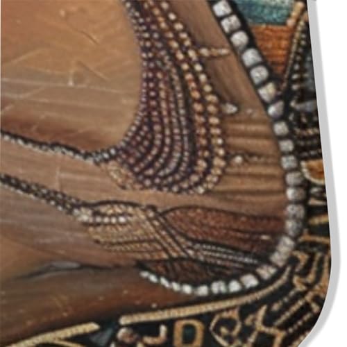 Luckylei Black African Woman Aboriginal Headdress Art Rug thumb #5