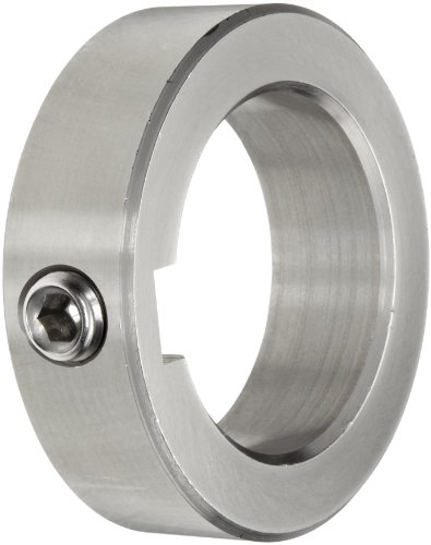 Climax Metal C-125-S-KW T303 Set Screw Collar, With Keyway, Stainless Steel, 1-1/4