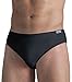 Fruit of the Loom Men`s 5PK Black/Grey Bikini, FTL-5FBKBG1, L, Black/Grey