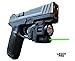 LASERPRO® Green Laser Sight w/LED Light Fits Taurus G2 G2C G2S G3 G3C GX2 TX22 'GX4 Carry' Kel-Tec PMR30 P17 H&K Canik Glock 17 19 20 21 22 23 30 31 32 34 35 37 41 45 S&W Equalizer 'Shield Ez' SD9VE
