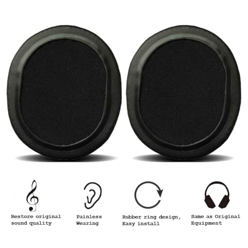 Repuestos de almohadillas de gel refrigerante para auriculares Audio-Technica ATH-M50X y modelos compatibles miniatura 4