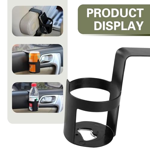 Portavasos para carro Flygun 2 piezas negro miniatura 6