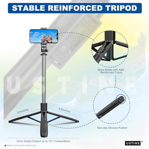 Image of Youtuber Kit | 10 inch Ring Light | Imported mic | Extra-Long MagStick X7 Selfie Stick with Large Reinforced Tripod Upto 67 inch /170 cm, BT Remote, Fb Videos, Reels,