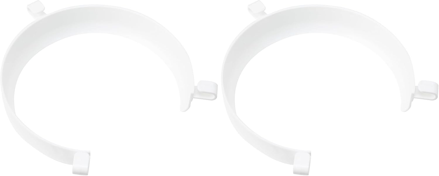 Homecraft Surround Incurve Plate, Dinning Aid Non Slip Plate Guard for Elderly, Disabled and Handicapped Individuals (Pack of 2)