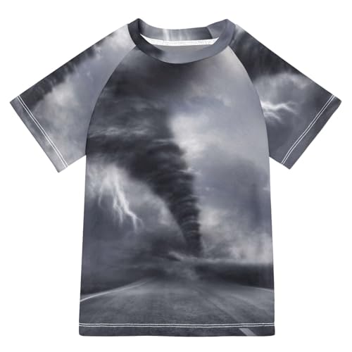 Aflyko Fun Kid Rashguard Shirt Tornado Boys Girls Swimsuit Top
