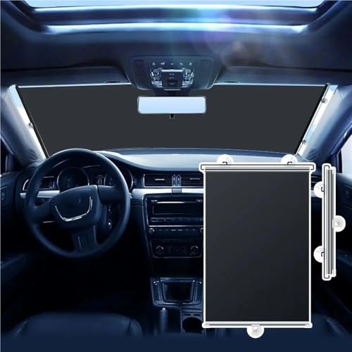 Parasol para coche y cortinas protectoras solares con cubierta retráctil universal 6