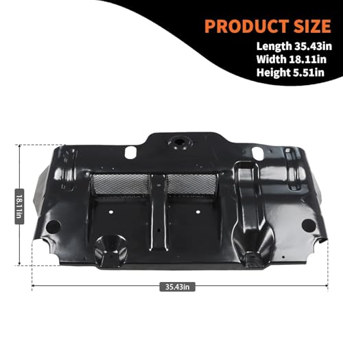 Aspaton 5140535101 Engine Radiator Splash Shield Guard Compatible with 2003-2009 4Runner/2007-2009 FJ Cruiser/2003-2009 GX470 Front Lower Engine Cover Lid Skid Plate 51405-35101 by Aspaton - Image 2