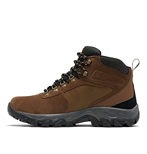 Columbia Bota masculina Newton Ridge Plus II camurça impermeável, respirável com aderência de alta t