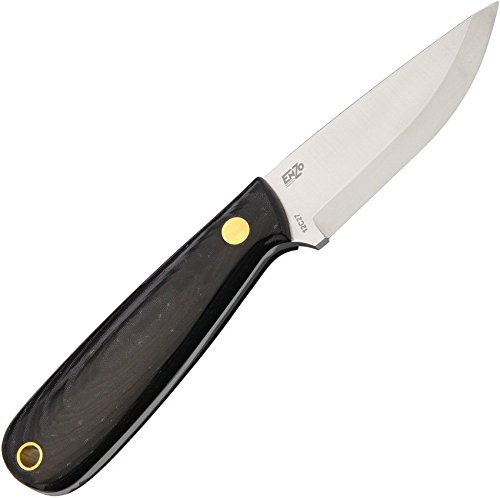 EnzoBRI9807 Necker 70 Sc Black Micarta Fixed Blade Knife