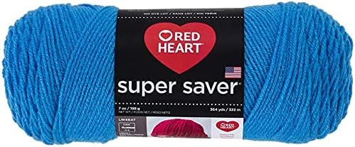 RED Heart Super Saver - Hilo azul Delft (1, paquete individual)