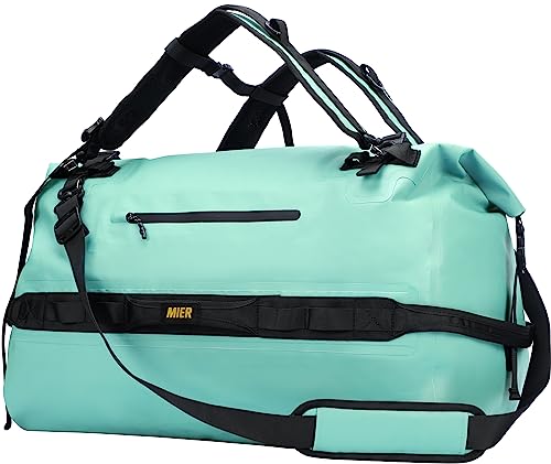 MIER-Large-Waterproof-Duffel-Bag-Rolltop-Dry-Backpack-Duffle-Bags-for-Kayaking-Rafting-Boating-Swimming-Camping-Travel-Gym-Beach-60L80L