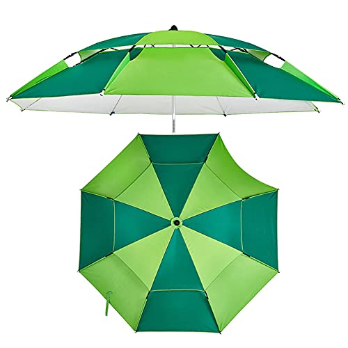 Parasol extérieur inclinable CLSDRZC tente de pêche imperméable avec ancrage