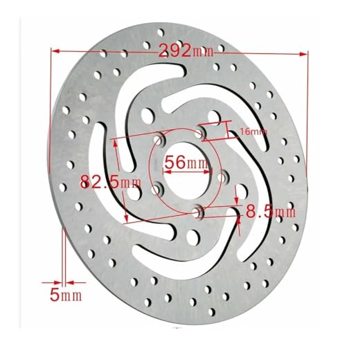 Disque de frein avant gauche 1450 | Remplacement direct Dyna Glide