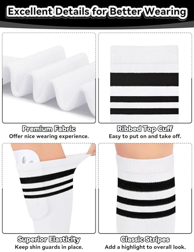 Image of Olreco Kids Soccer Socks Toddler Baseball Socks 3D Heel Youth Softball Sock for Girls Boys Football Accessories Cotton