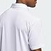 Adidas Men's Ultimate365 Solid Polo Shirt, White, Large
