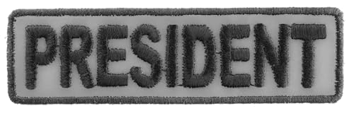 President Patch, Motorcycle Club Patches for Bikers