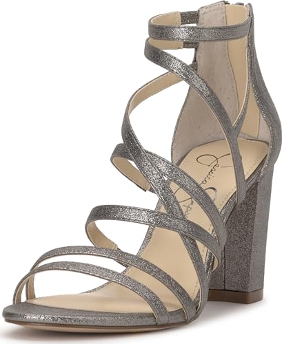Sandales à talon Jessica Simpson Stassey étain taille 40