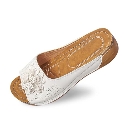 Chanclas Mujer Piscina Zapatillas de Ducha Zapatillas Abiertas Versátiles para Mujeres Diseñadas para Uso Diario Calzado Ligero y Confortable para Primavera y Verano