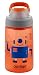 Contigo Auto Seal Gizmo Sip Kids Water Bottle, 14-Ounce, Nectarine Robots