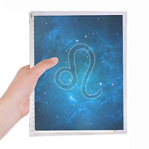 Cahier de constellation en spirale lion à ouverture 360 degrés